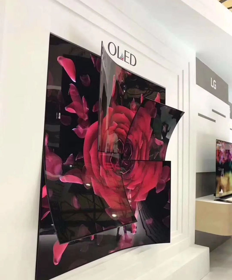 OLED柔性屏拼接大屏顯示技術特點介紹
