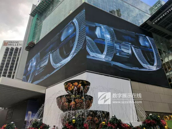 虛擬仿真案例:深圳巴科光電承建馬來西亞最大戶外LED顯示屏