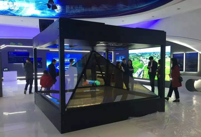 TMTT超大360°全息投影成像助力國家電網(wǎng)