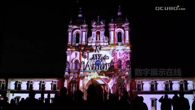 新媒體藝術案例:《A Luz do Amor》精彩的建筑投影秀欣賞