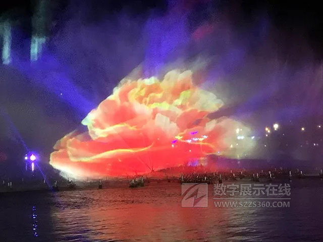 亳州燈光水舞秀獲央視報道，贏康參與水幕投影工作