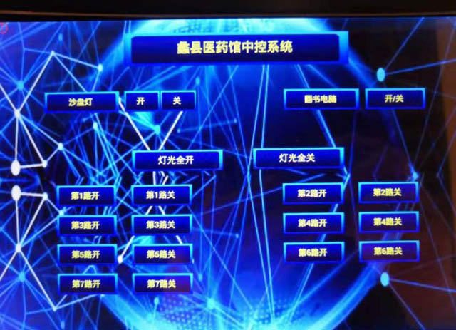 展廳中控系統(tǒng)掌控河北紫薇山制藥公司展廳