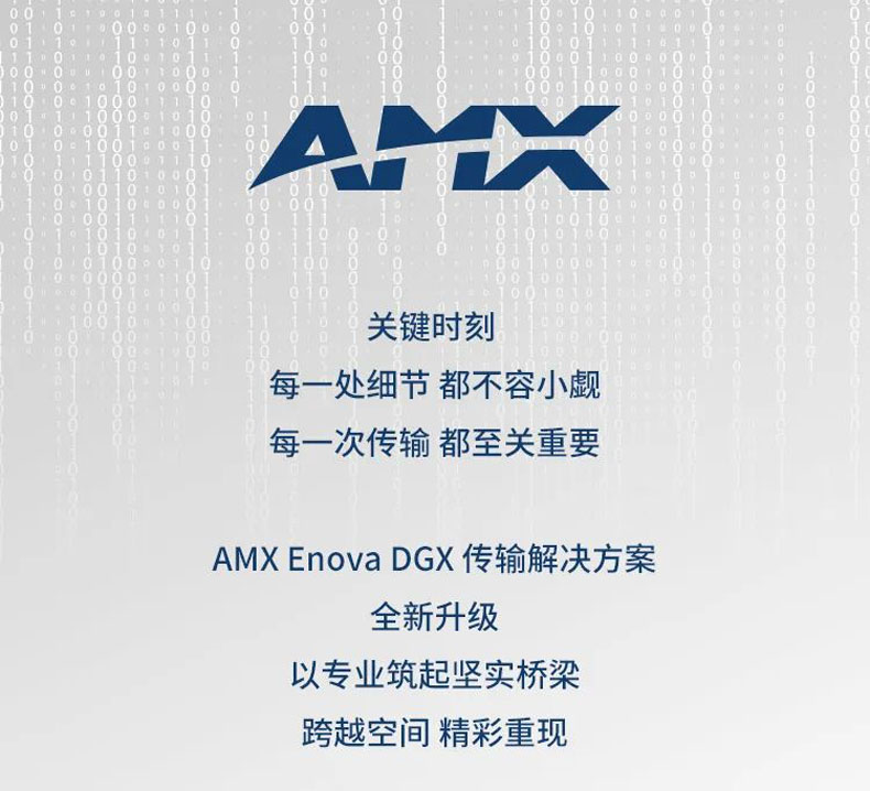 新品面世 | AMX Enova DGX傳輸解決方案: 跨越距離 高效傳輸