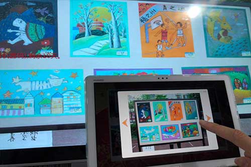 ipad平板簽名飛屏大屏展示系統-無線傳屏多屏互動連接