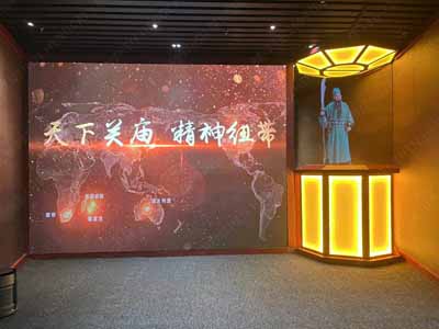 “天下關廟，精神紐帶”——恒彩光電運城關廟LED顯示屏項目成功點亮